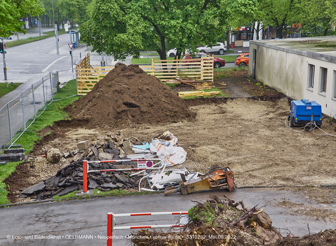 05.05.2022 - Baustelle am Haus für Kinder in Neuperlach